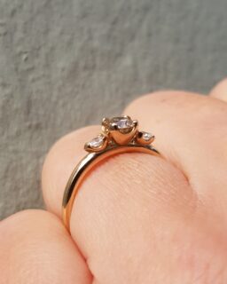 Chocolate Diamond Engagement Ring