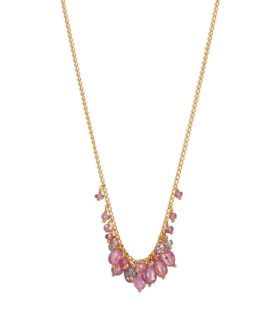 Pink Spinel Blossom Cluster Necklace Kate Wood