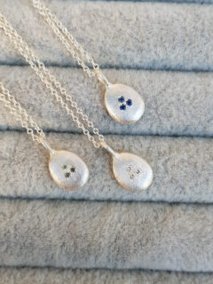 Belle Smith Silver Necklaces with various stone combinations