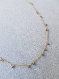 Light Scatter Row Diamond Necklace - Kate Wood