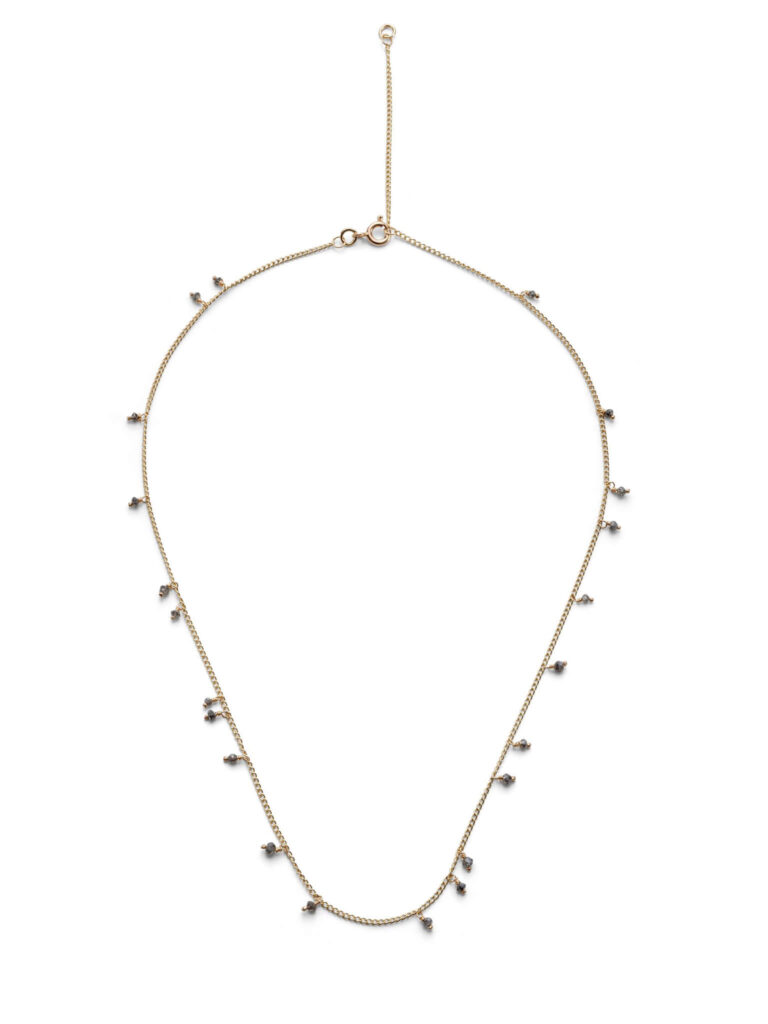 Light Scatter Row Diamond Necklace - Kate Wood