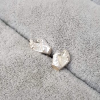 Silver Hand Studs